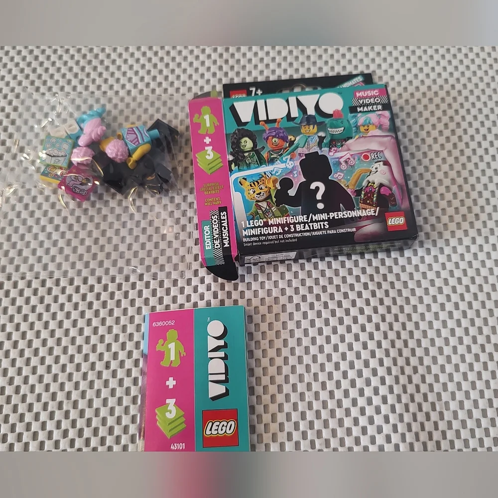 Lego Vidiyo 43101 Cotton Candy Cheerleader Minifigure NWT Building Toy Set Ser 1